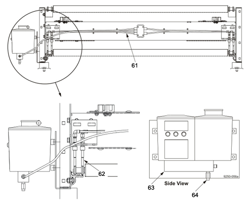 Unisort VII Chain Oiler (Trabon) - Detail Parts